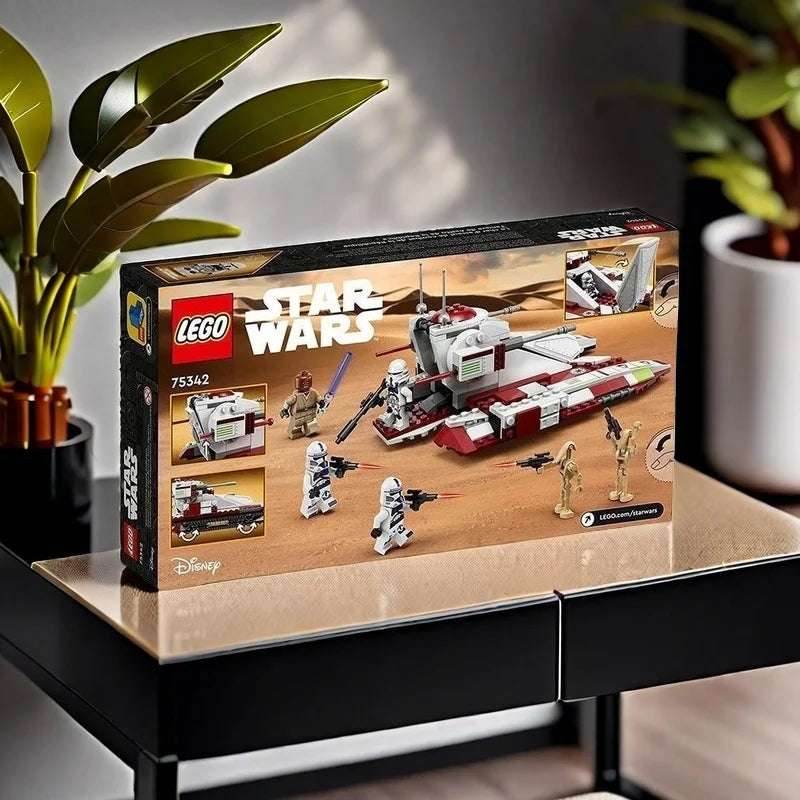 Play out thrilling battles with this buildable tank toy playset,75342 LEGO featuring popular Star Wars - United States