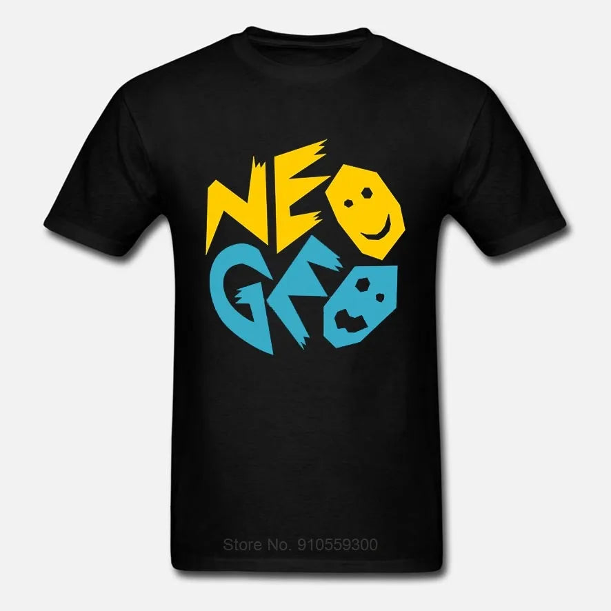 Neo Geo SNK Retro Video Game Console Inspired Men T Shirt Men summer fashion Short Sleeve Brand tshirt