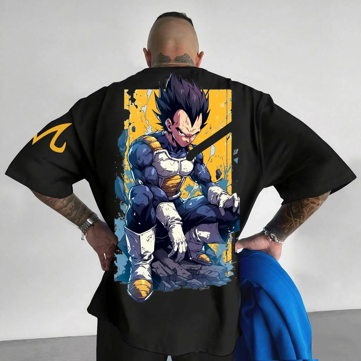 Dragon Ball Vegeta Harajuku Oversized Anime T-Shirt | 2025