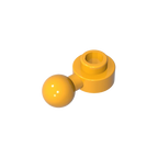 Gobricks GDS-1500 Hinged Plate 1x1 with Ball Head | Compatible Building Brick