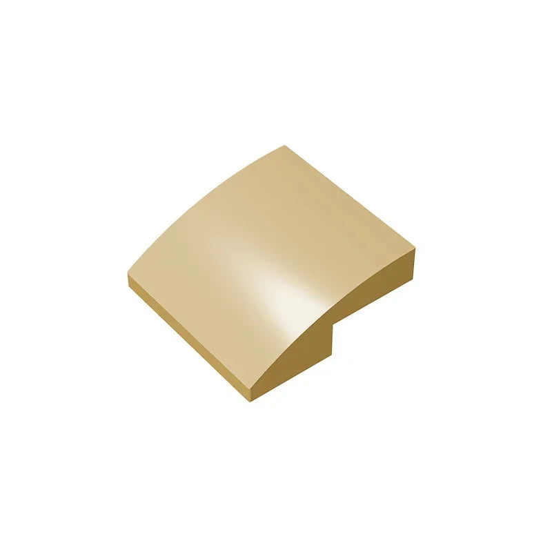 Gobricks GDS-1270 Slope, Curved 2 x 2 Inverted | Compatible with Lego 32803 Building Block