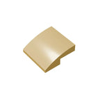 Gobricks GDS-1270 Slope, Curved 2 x 2 Inverted | Compatible with Lego 32803 Building Block