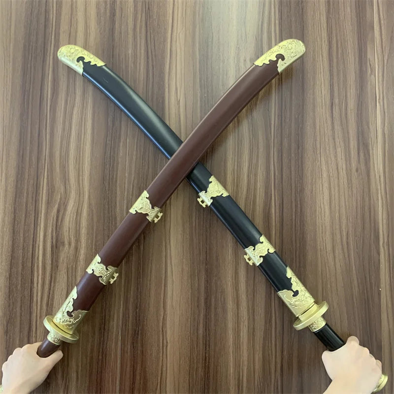 Chinese Golden Dragon Scabbard Knife Ming Dynasty Sword Guardian Weapon Role Playing Model Boys Toys Prop Kids Gift Cosplay 1:1