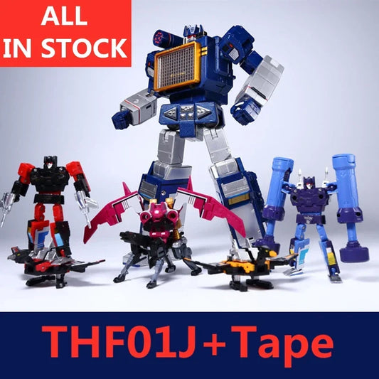 G1 Transformation THF THF-01J Soundwave THf Tape Corps THF01J THF01-J One Tape Walkman MasterPiece KO MP13 Action Figure Robot