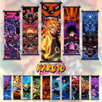 Uzumaki Naruto Posters: Sasuke & Madara Wall Art Scroll