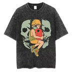 Chainsaw Man Vintage T-shirt Washed Cotton Tee