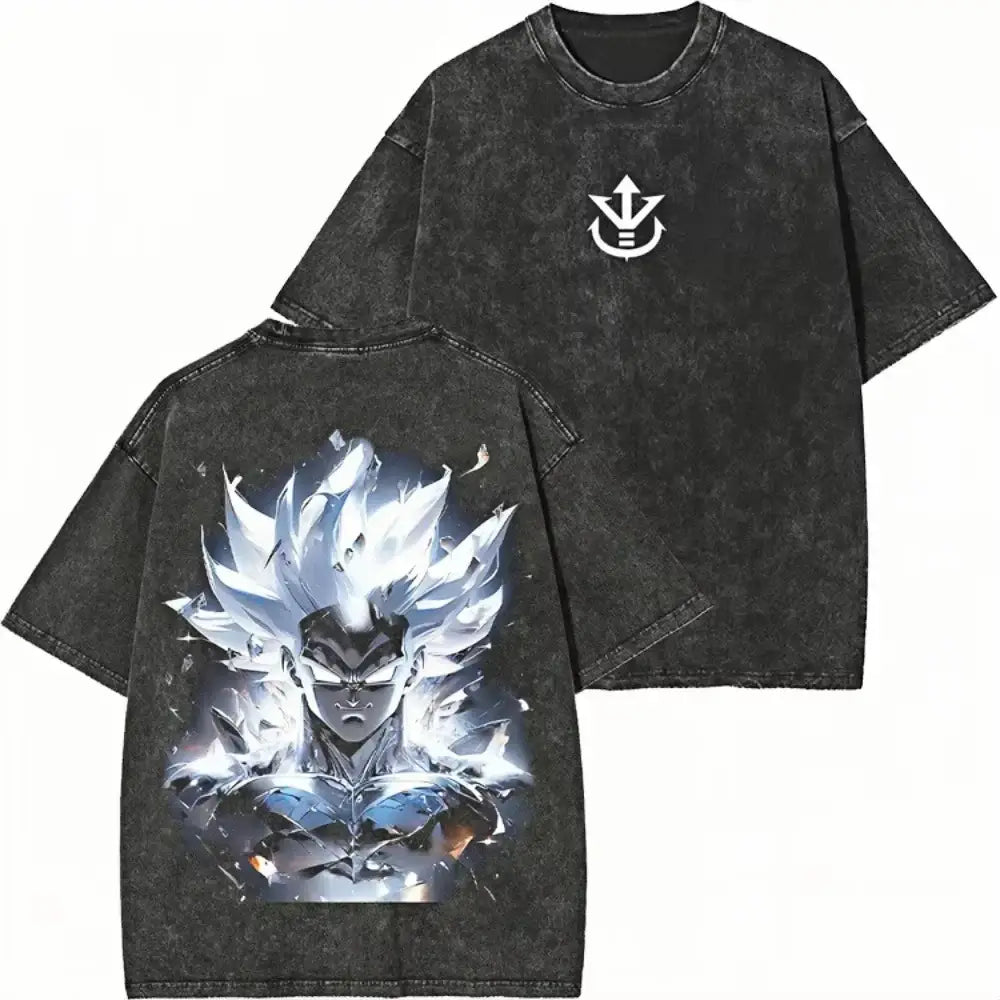 Dragon Ball Goku Majin Buu Washed Graphic T-Shirt Y2K