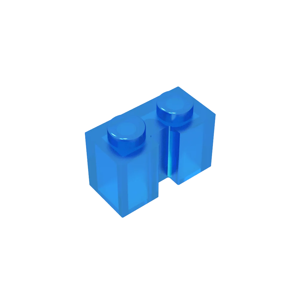 Gobricks GDS-798 Brick 1x2 with Groove | Compatible Building Block for DIY Sets