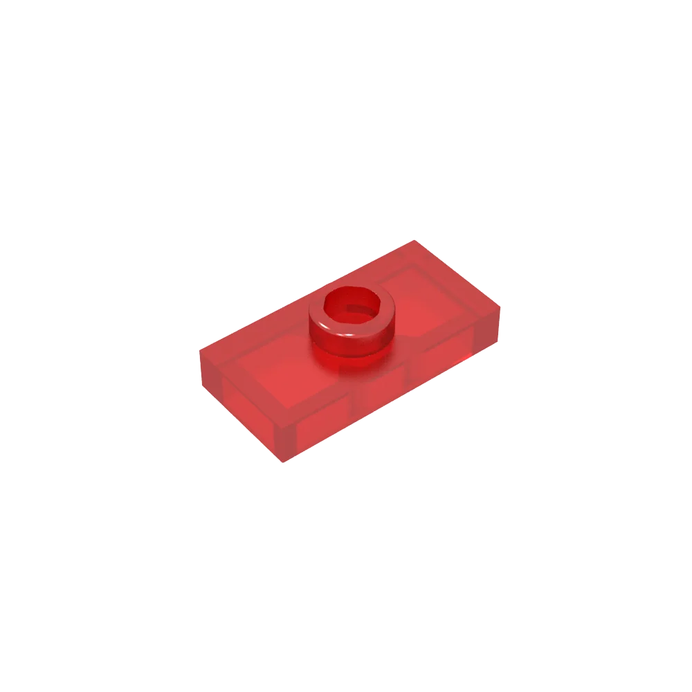Gobricks PLATE 1X2 W. 1 KNOB | Modified Building Block Compatible with Lego 15573