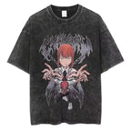 Chainsaw Man Vintage T-shirt Washed Cotton Tee