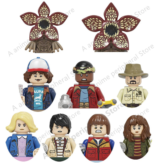 Mini action toy figures Building Blocks Stranger Things Movies dolls Educational assemble Toys Gifts For Children CY1001 LG1007
