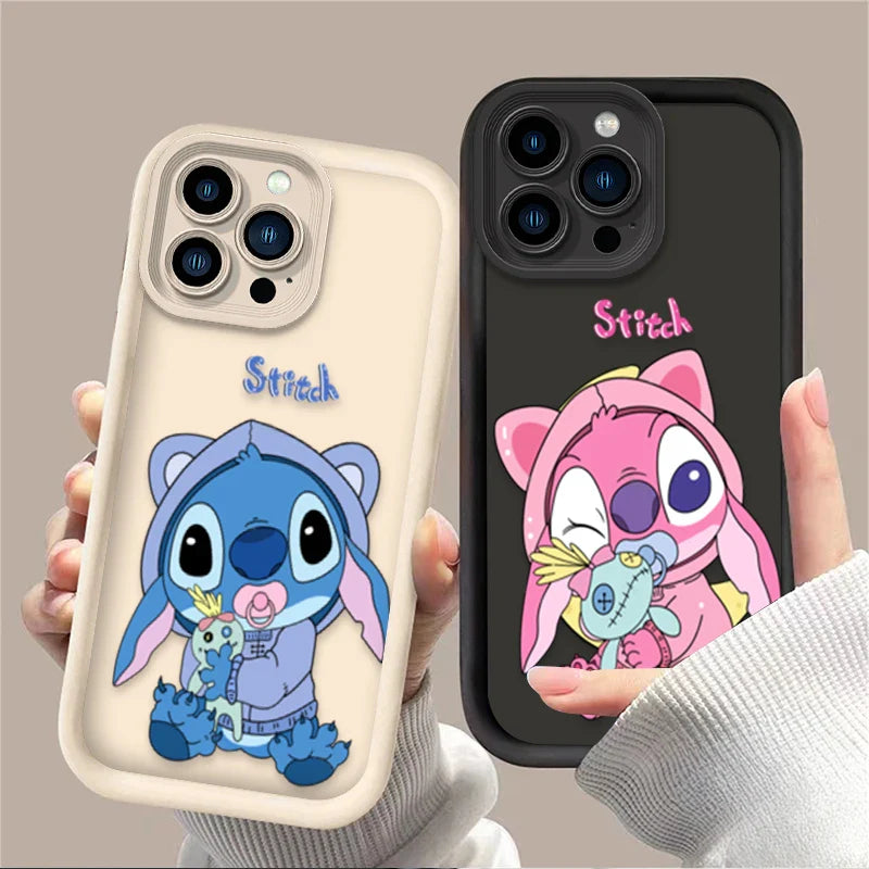 Disney Interesting Stitch Silicone Soft Phone Case