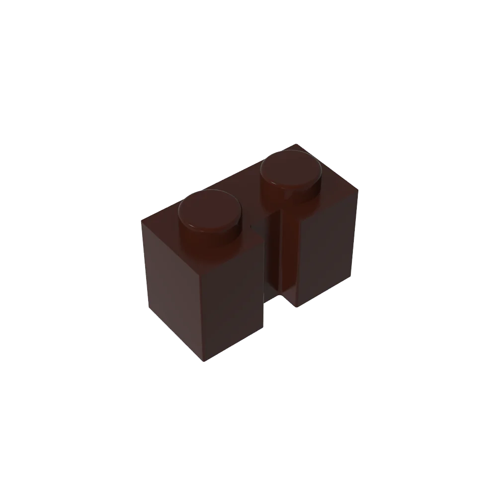 Gobricks GDS-798 Brick 1x2 with Groove | Compatible Building Block for DIY Sets