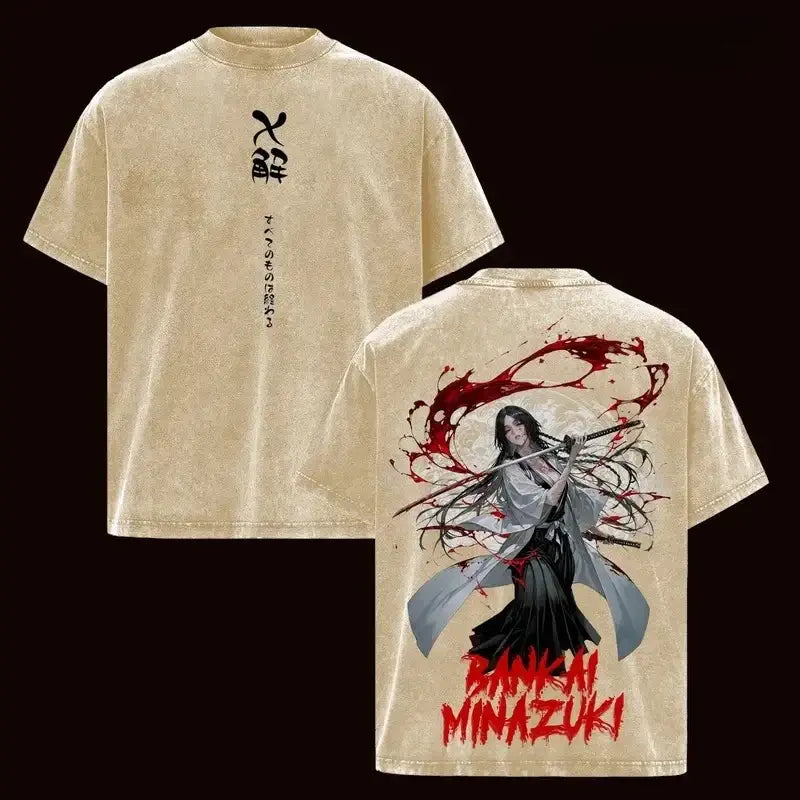 Unohana Retsu T-Shirt Bleach Vintage Washed Tee