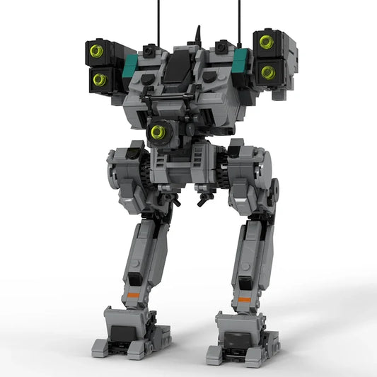 605PCS MOC  Building Brick Assembly Mecha Robot Model Game Series Flea  MOC-101613 Brick Toy Holiday Gift