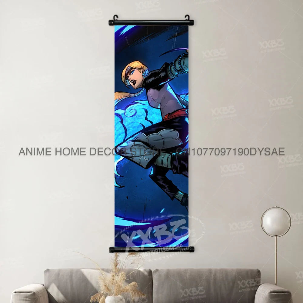 Uzumaki Naruto Posters: Sasuke & Madara Wall Art Scroll