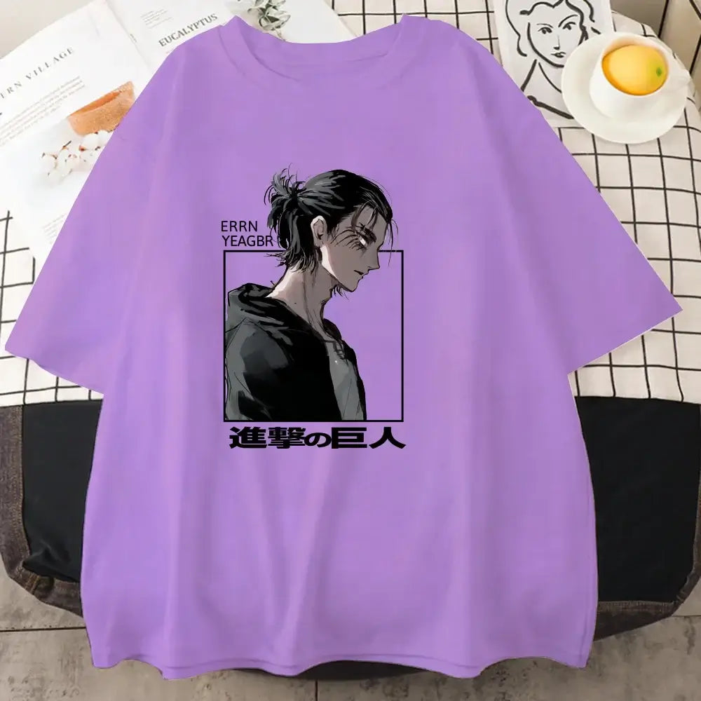 Eren Jaeger T-Shirt Attack on Titan Graphic Tee