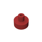 Gobricks Tile Round 1x1 with Bar and Pin Holder | Compatible Building Block