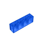 Gobricks GDS-534 Brick 1 x 4 without Bottom Tubes | Compatible Building Block Set