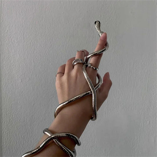 Collier/Bracelet de Serpent Flexible Viking