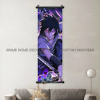 Uzumaki Naruto Posters: Sasuke & Madara Wall Art Scroll
