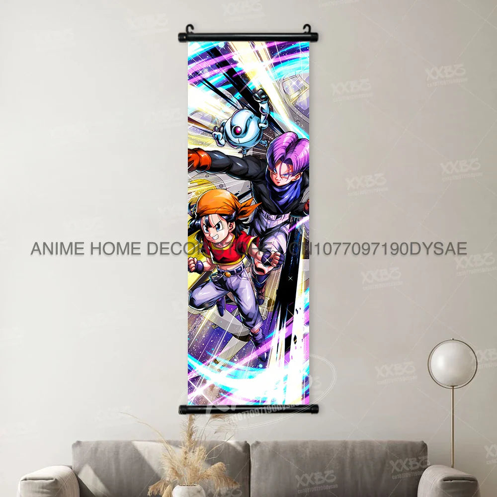 Dragon Ball Posters: Goku & Vegeta Anime Wall Scrolls