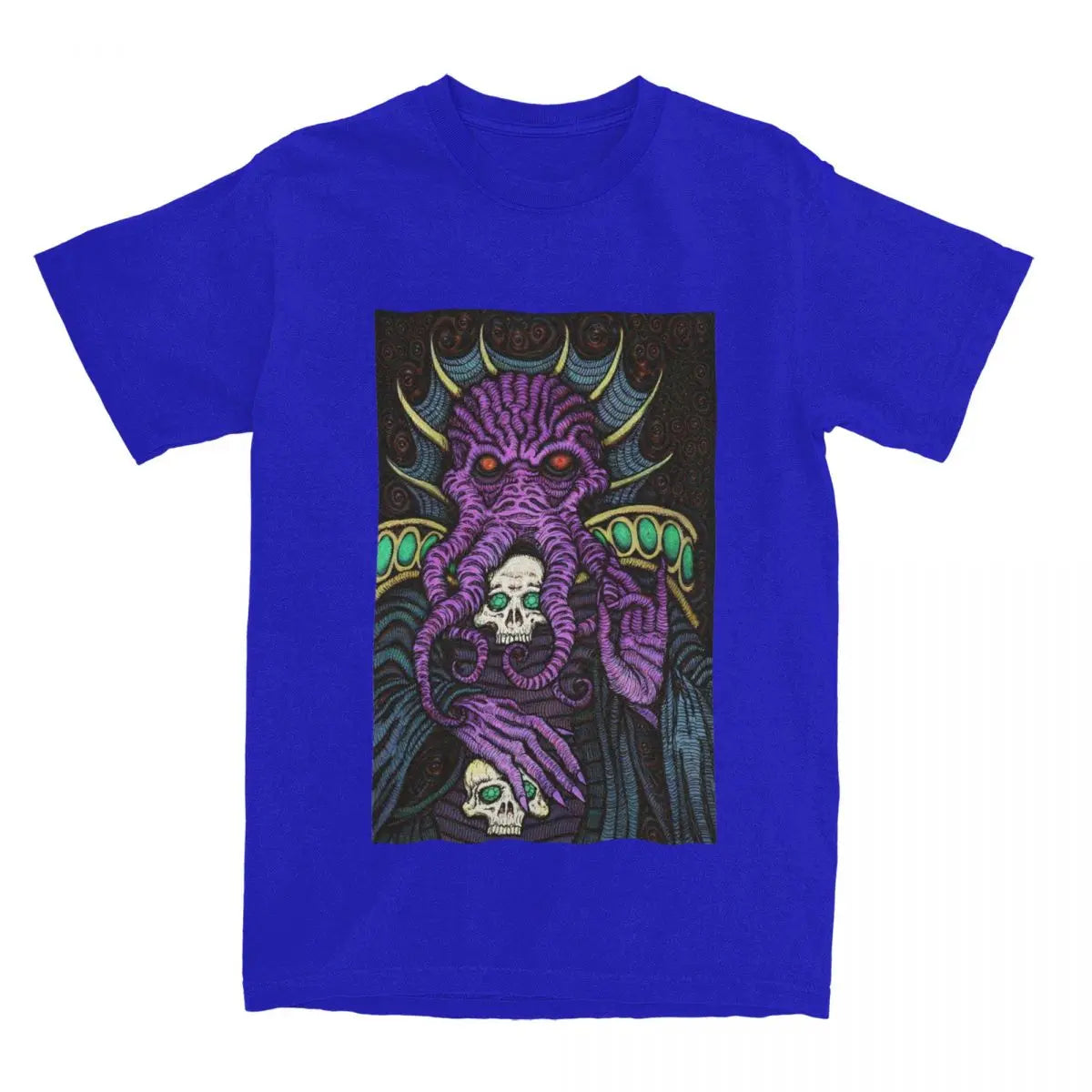 Men DnD Mind Flayer T Shirt Game Cotton Clothing Novelty Short Sleeve O Neck Tee Shirt Original T-Shirt