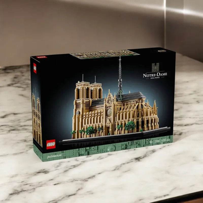 21061 LEGO Architecture Notre-Dame de Paris Replica, Architectural Model Kit, Collectible Building Set for Adults - United States