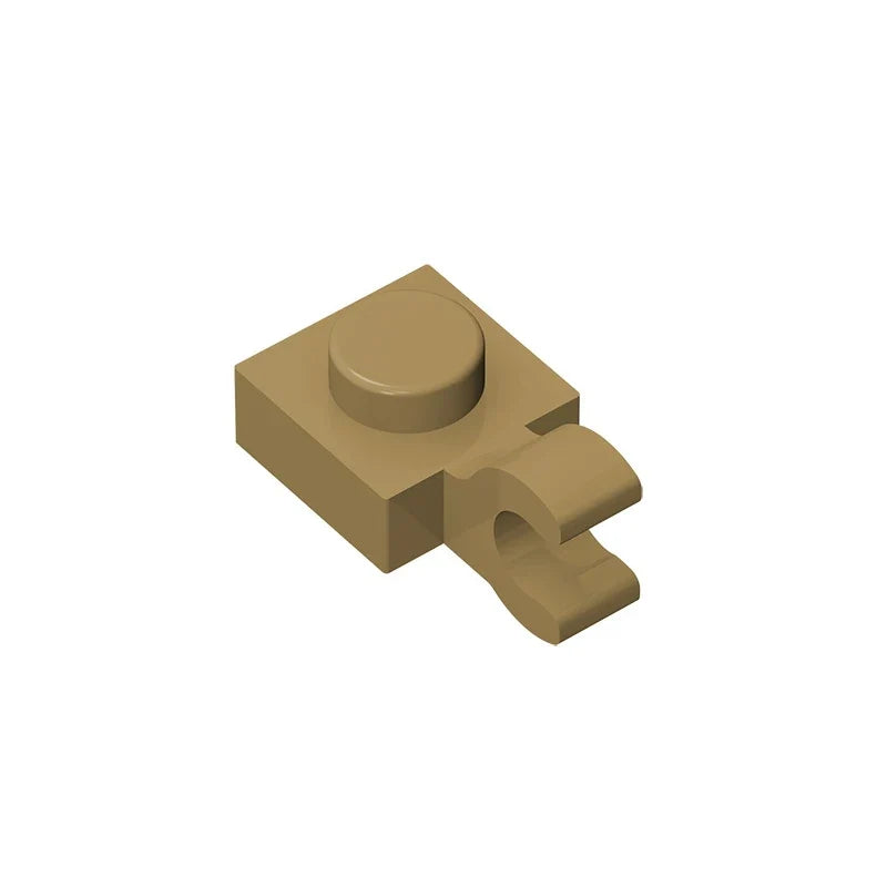 Gobricks GDS-813 1x1 Plate with Vertical Holder | Compatible with Lego 6019 and 61252