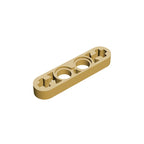 Gobricks GDS-690 Technical Liftarm Thin 1 x 4 with Axle Holes | Compatible Building Block Part 32449