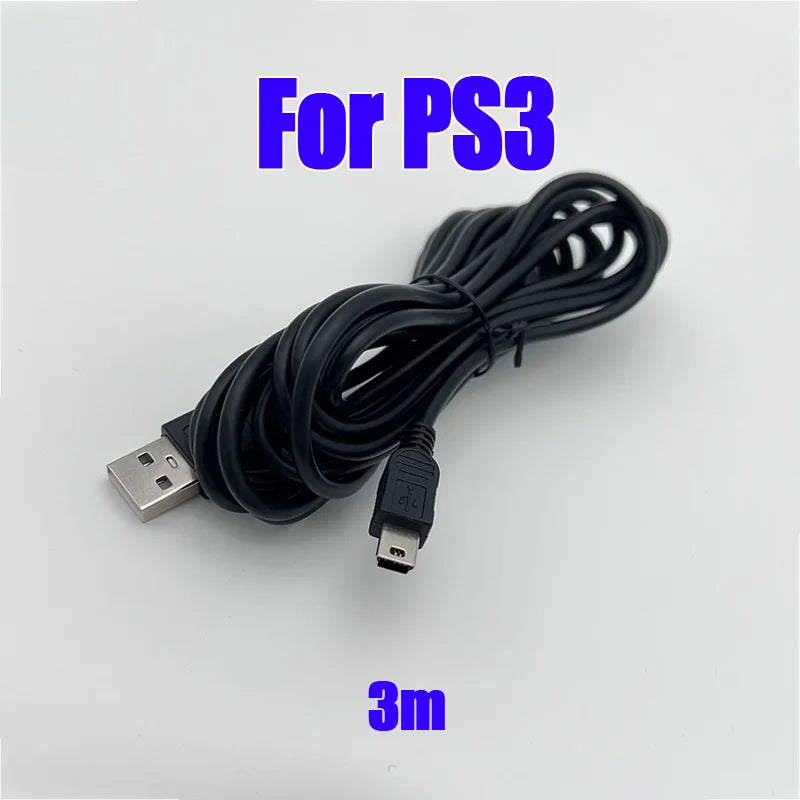 Controller Charging Cable | USB Power Cord for Sony PlayStation 3