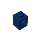 Gobricks GDS-635 BRICK 1X1 W. 1 KNOB | Single Side Bump Building Block Compatible with Lego 87087