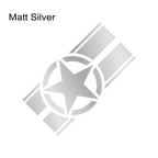 Jeep Hood Cover Decal – Pentagram Star Vinyl Sticker | Wrangler JK JL TJ, Renegade, Patriot, Trailhawk, Rubicon