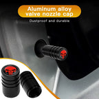 4PCS Skull Valve Stem Caps