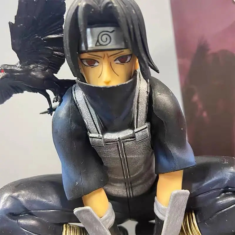 Itachi Uchiha Anime Figurines, Teen Anbu Black Ops Akatsuki Naruto Figure 23cm/9in