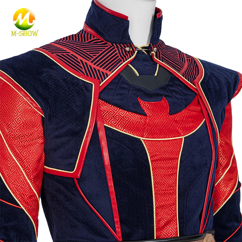 Doctor 2 in Multiverse of Madness Stephen Cosplay Costume Defender Strange Outfits Battle Suit  Halloween Party Uniform