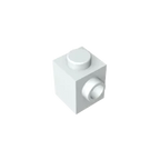 Gobricks GDS-635 BRICK 1X1 W. 1 KNOB | Single Side Bump Building Block Compatible with Lego 87087