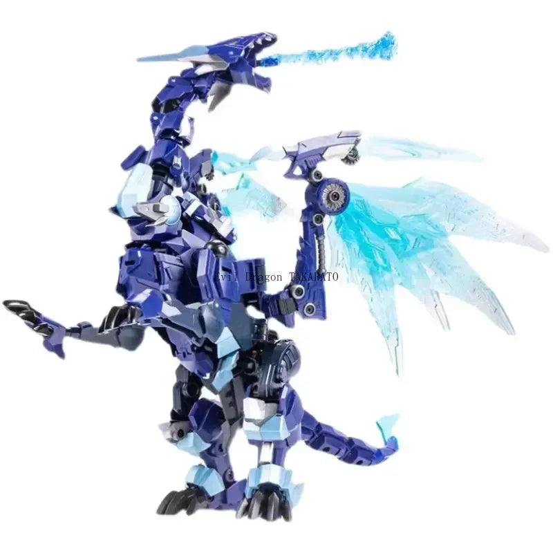 Jouet de Transformation Jinbao, Dragon flamme bleue, Dragon rouge 8871 8871B KO DF07 DF08 DF-07, figurine d'action, jouet de Collection, cadeau, en Stock