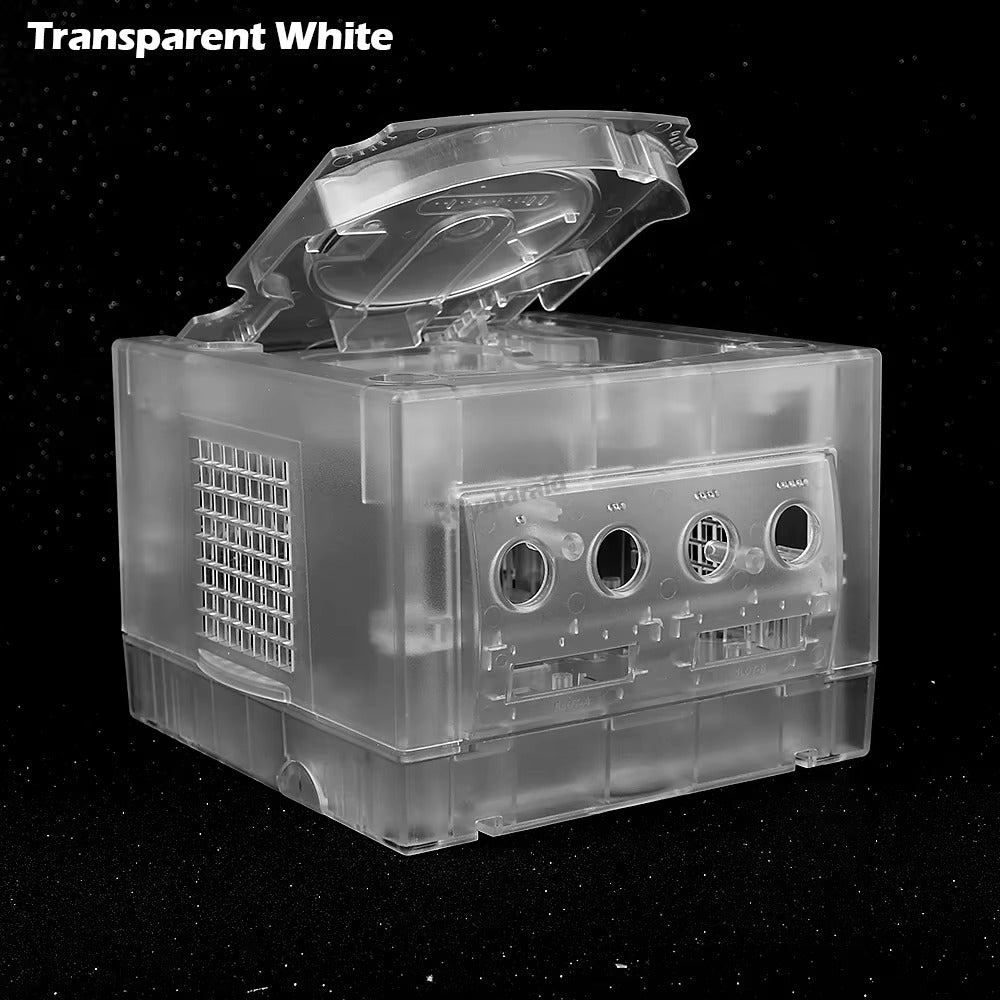 Gamecube Full Replacement Console Shell Housing Translucent Clear
