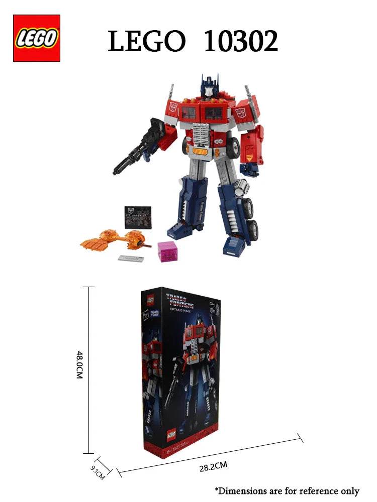 LEGO 10302 Creative Multifunctional Series Transformers Optimus Prime Assembled Building Blocks Toy Children's Day Gift - LEGO10302