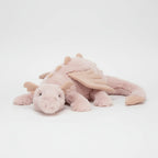 Large Soft Rainbow Dragon Plush Toy - Sky Flying Stuffed Animal Pillow Gift