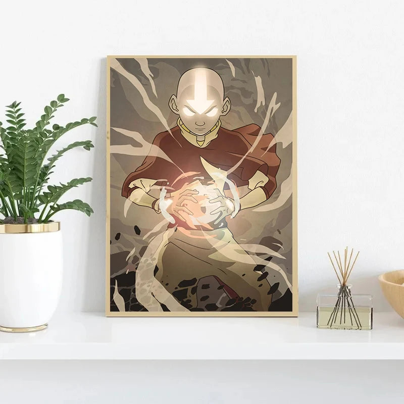 Avatar The Last Airbender Anime Posters and Prints Canvas Painting Wall Art Pictures for Living Room Home Decor Cuadros