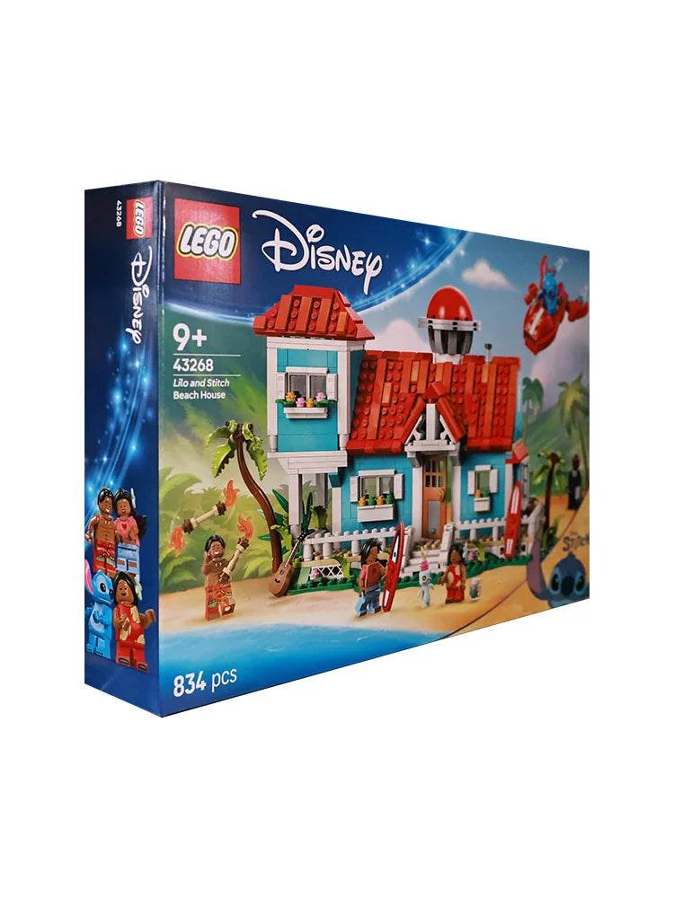 Lego Disney Series 43268 Lilu and Stitch's Beach Vacation House Building Toy Building Blocks - Lego 43268