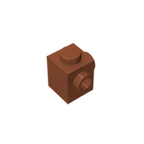 Gobricks GDS-1046 Modified Brick 1 x 1 with Studs on 2 Sides | Building Block for DIY