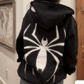 Women's Zip Up Hoodie, Oversized Autumn Hooded Sweatshirt