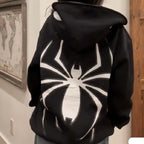 Women's Zip Up Hoodie, Oversized Autumn Hooded Sweatshirt