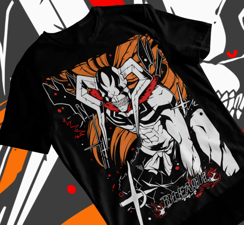 Bleach Ichigo T-Shirt: Manga Strip Anime Soft Cotton Tee