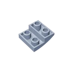 Gobricks GDS-1270 Slope, Curved 2 x 2 Inverted | Compatible with Lego 32803 Building Block