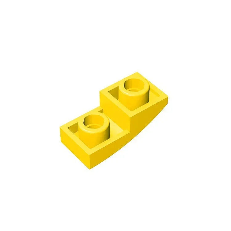 Gobricks GDS-795 Slope, Curved 2 x 1 Inverted | Compatible Building Block for DIY Projects