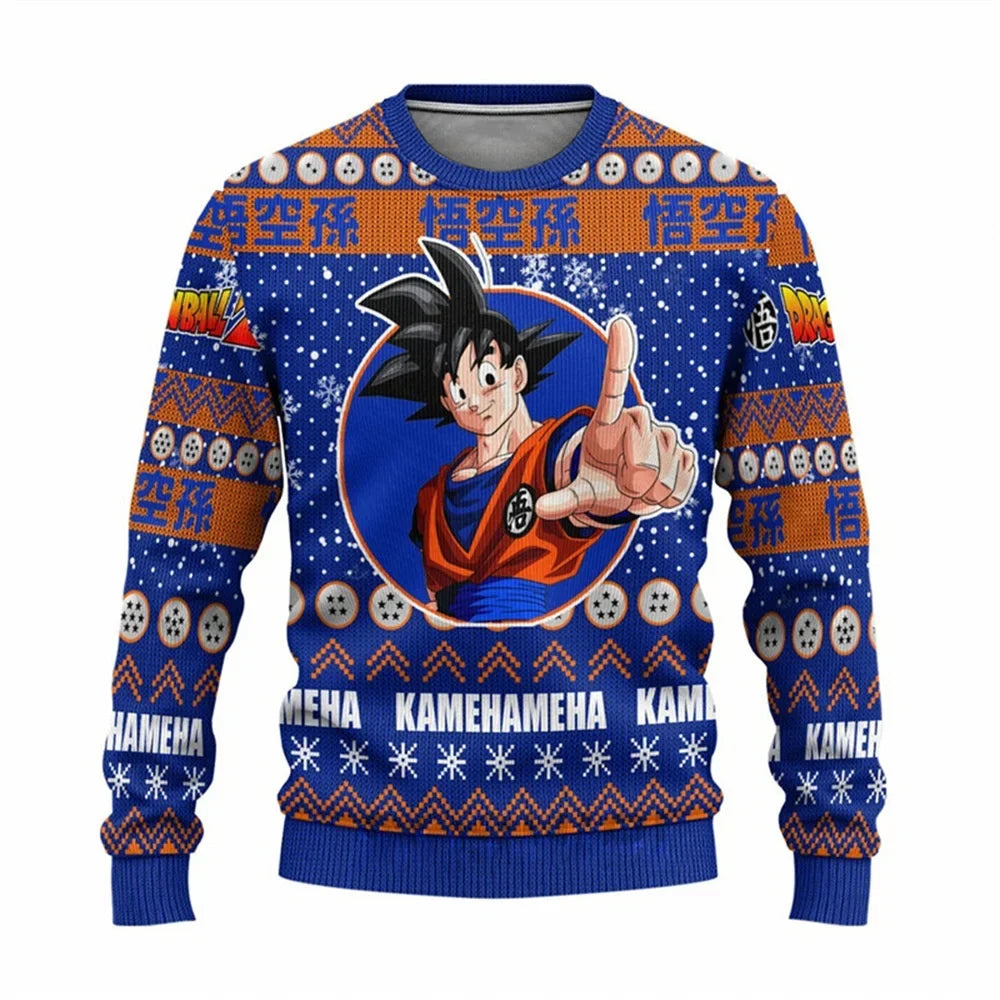 Dragon Ball Wukong Sweatshirt: Parent-Child Anime Pullover